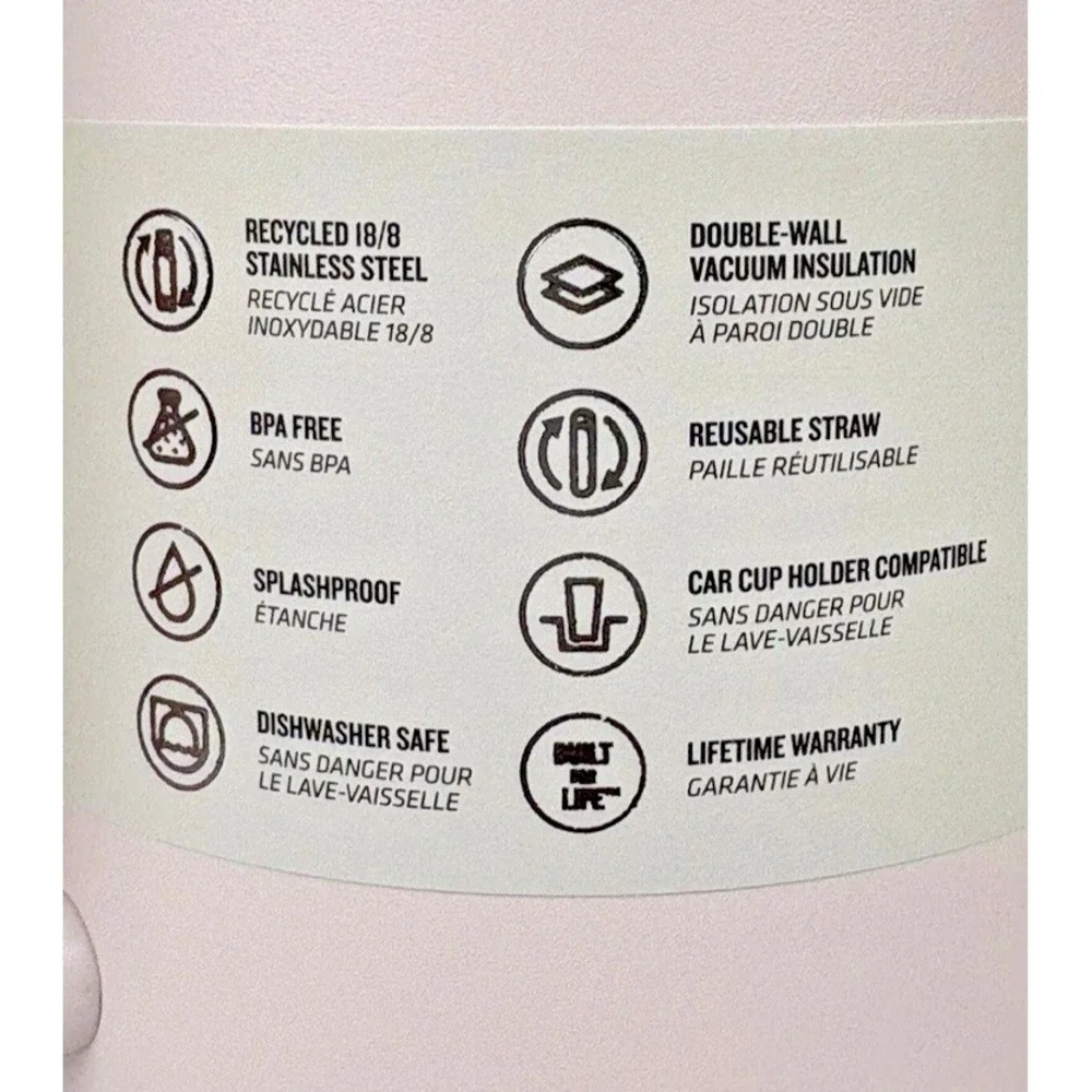 Stanley Quencher H2.0 FlowState 40oz Stainless Steel Tumbler - Rose Quartz - Picture 7 of 9